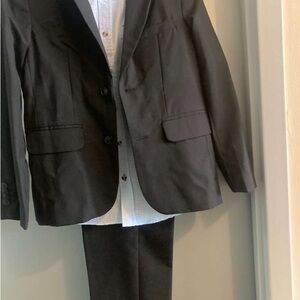 Classic Black boys  Suit Jacket blazer with shirt  and dress pants